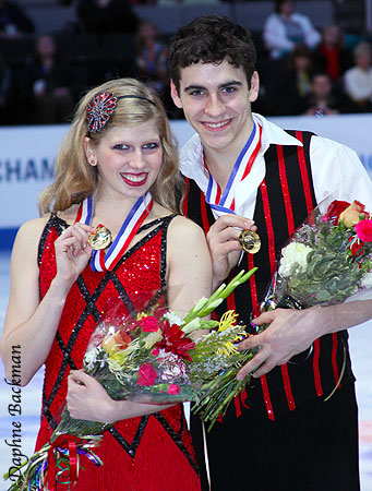 Holly Moore &amp; Daniel Klaber - gold medalists