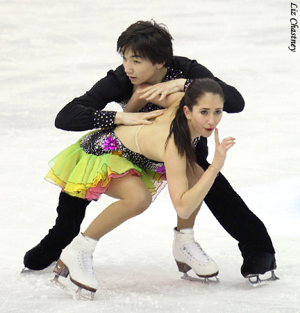Cortney Mansour &amp; Daryn Zhunussov (KAZ)