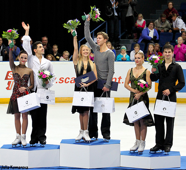 2012 Finlandia Trophy Podium