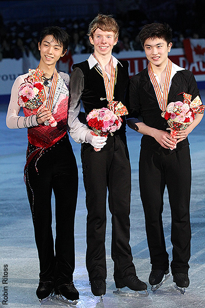 The 2013 Four Continents Men's Medalists