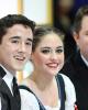 Pilar Maekawa Moreno & Leonardo Maekawa Moreno with coach Matt Willis