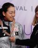 Mao Asada (JPN) at the Ladies Free Skate Small Medal Ceremony