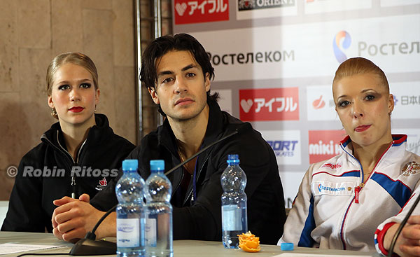 Kaitlyn Weaver & Andrew Poje (CAN), Ekaterina Bobrova (RUS)