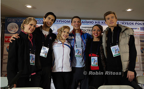 Top 3 after the Short Dance