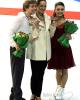 Kaitlin Hawayek & Jean-Luc Baker (USA) with coach Anjelika Krylova