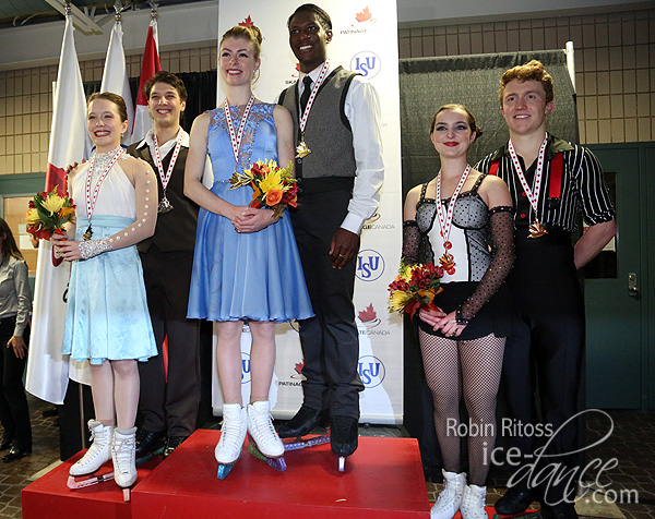Poulin & Servant (silver); Orford & Hill (gold); Manta & Johnson (bronze)