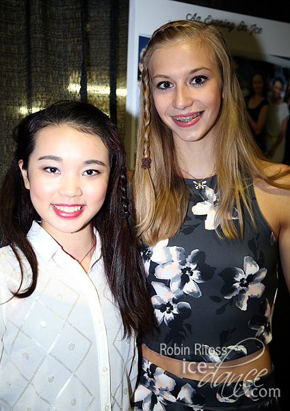 Karen Chen and Polina Edmunds