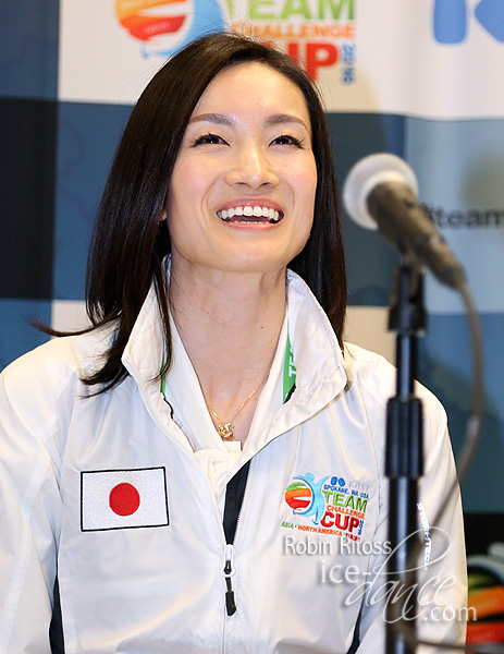 Shizuka Arakawa, captain of Team Asia