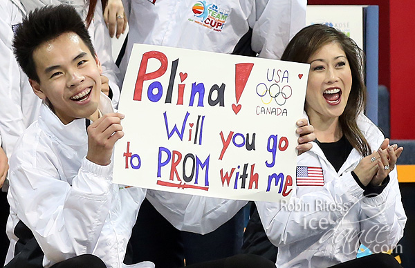 Nguyen asks Polina Edmunds to the prom