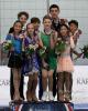 The intermediate ice dance medalists