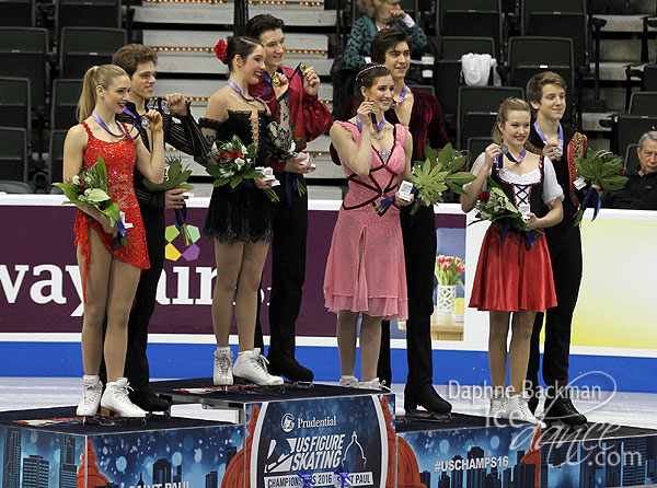 The medalists