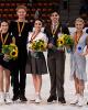 Chock & Bates (USA - silver), Cappellini & Lanotte (ITA - gold), and Gilles & Poirier (CAN - bronze)