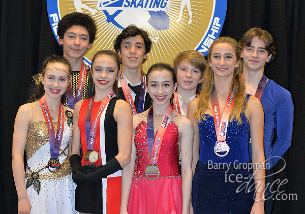 Junior dance medalists