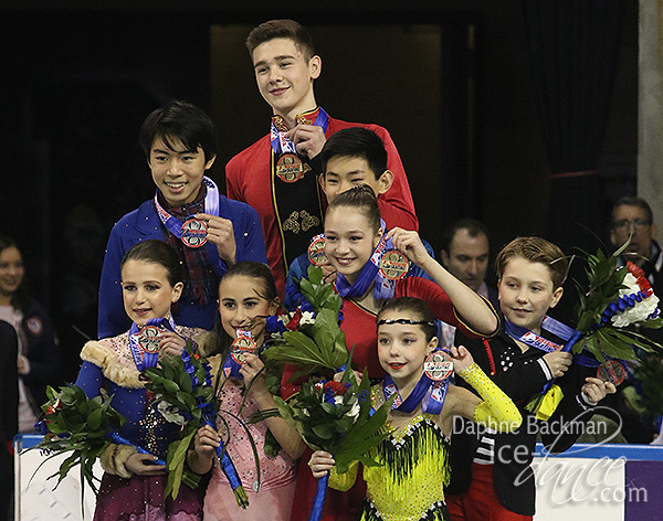 The medalists