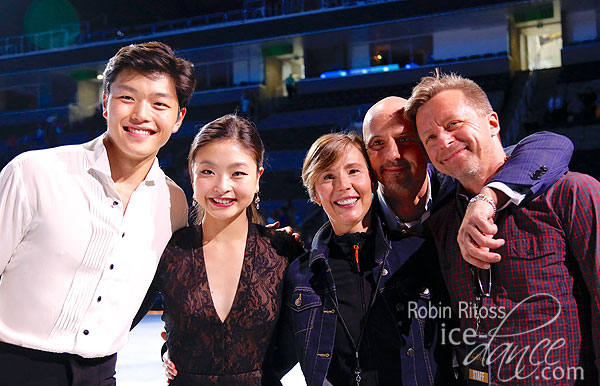 Alex Shibutani, Maia Shibutani, Rene Roca, Brian Boitano and Gorsha Sur