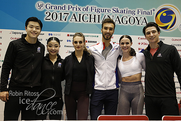 Senior Press Conference (post-short dance)