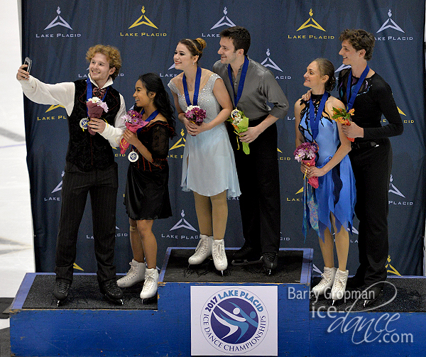 Senior Free Dance Podium