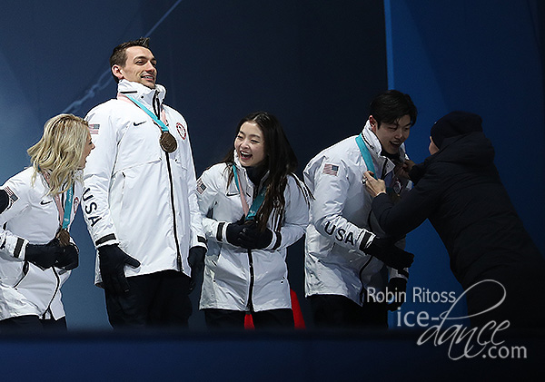 Team USA Receives Their Bronze Medals