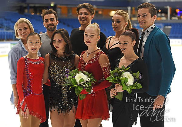 2018 Finlandia Trophy Dance and Ladies Medalists