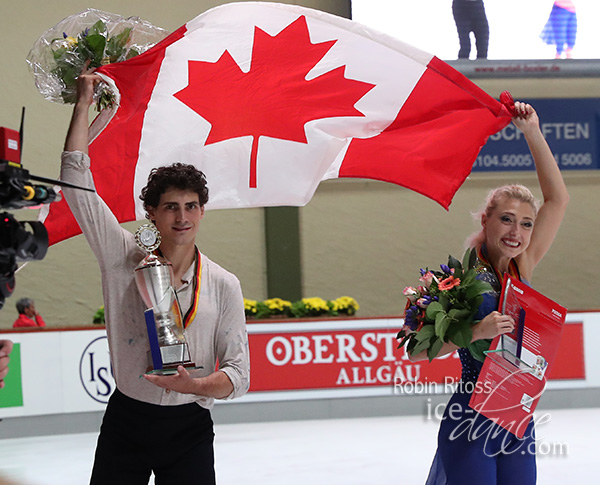 Gold medalists Piper Gilles & Paul Poirier (CAN)