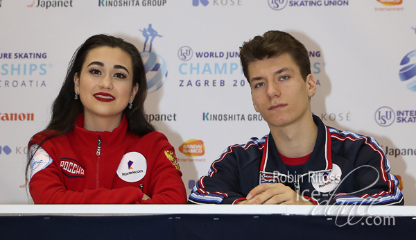 FD Press Conference - Elizaveta Khudaiberdieva & Nikita Nazarov (RUS) 