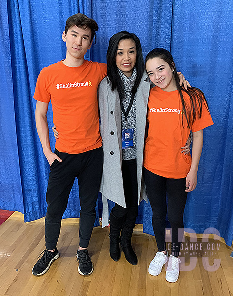 Anna Lewis & Seiji Urano w/coach Katrina Shalin