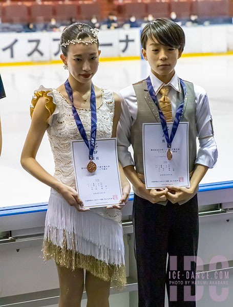 Bronze - Kaho Yamashita & Yuto Nagata (Junior)