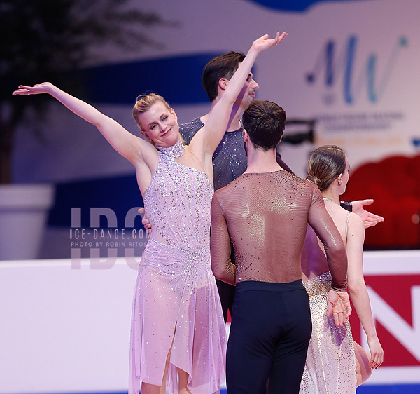Madison Hubbell (USA) and Guillaume Cizeron (FRA)